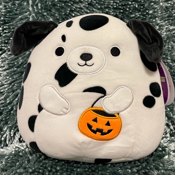 NWT Squishmallow Limited Edition Dustin the Dalmatian Halloween - Picture 2 of 4
